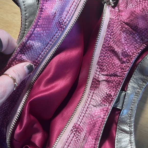 Pink Three Compartment Coach Purse - Picture 5 of 8